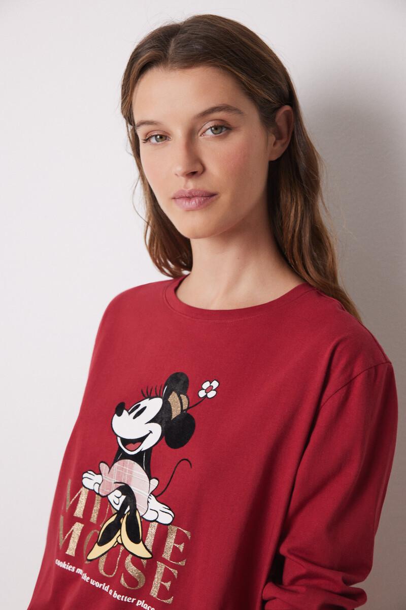 women'secret Pijama largo 100% algodón Minnie Grandes descuentos