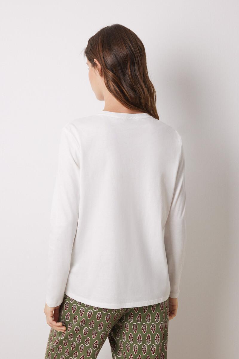 women'secret Camiseta manga larga 100% algodón LOVE Liquidación