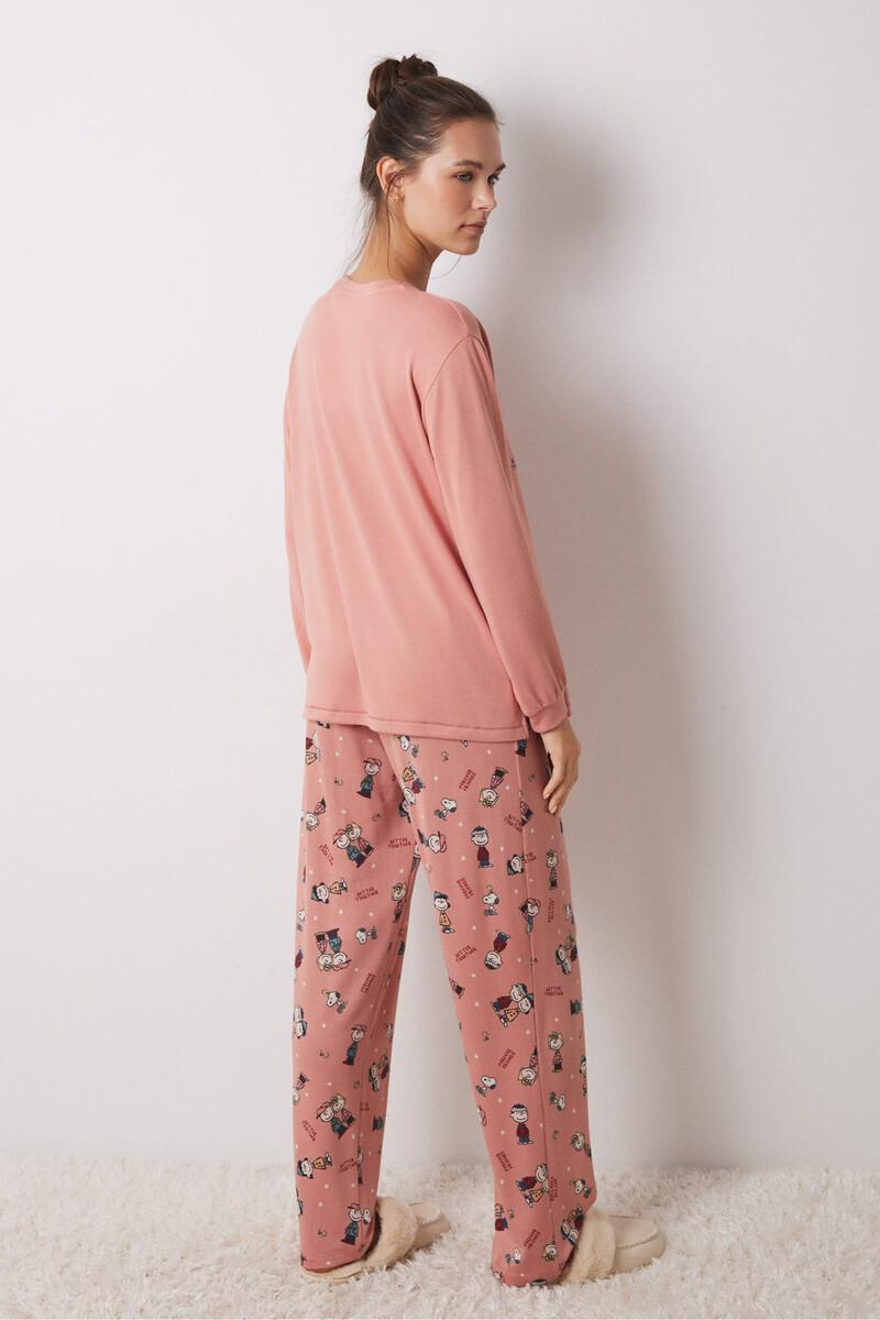 women'secret Pijama largo súper soft rosa Snoopy En línea