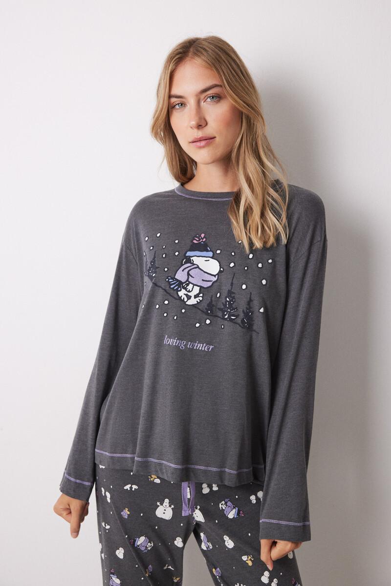 women'secret Pijama largo 100% algodón Snoopy Ofertas