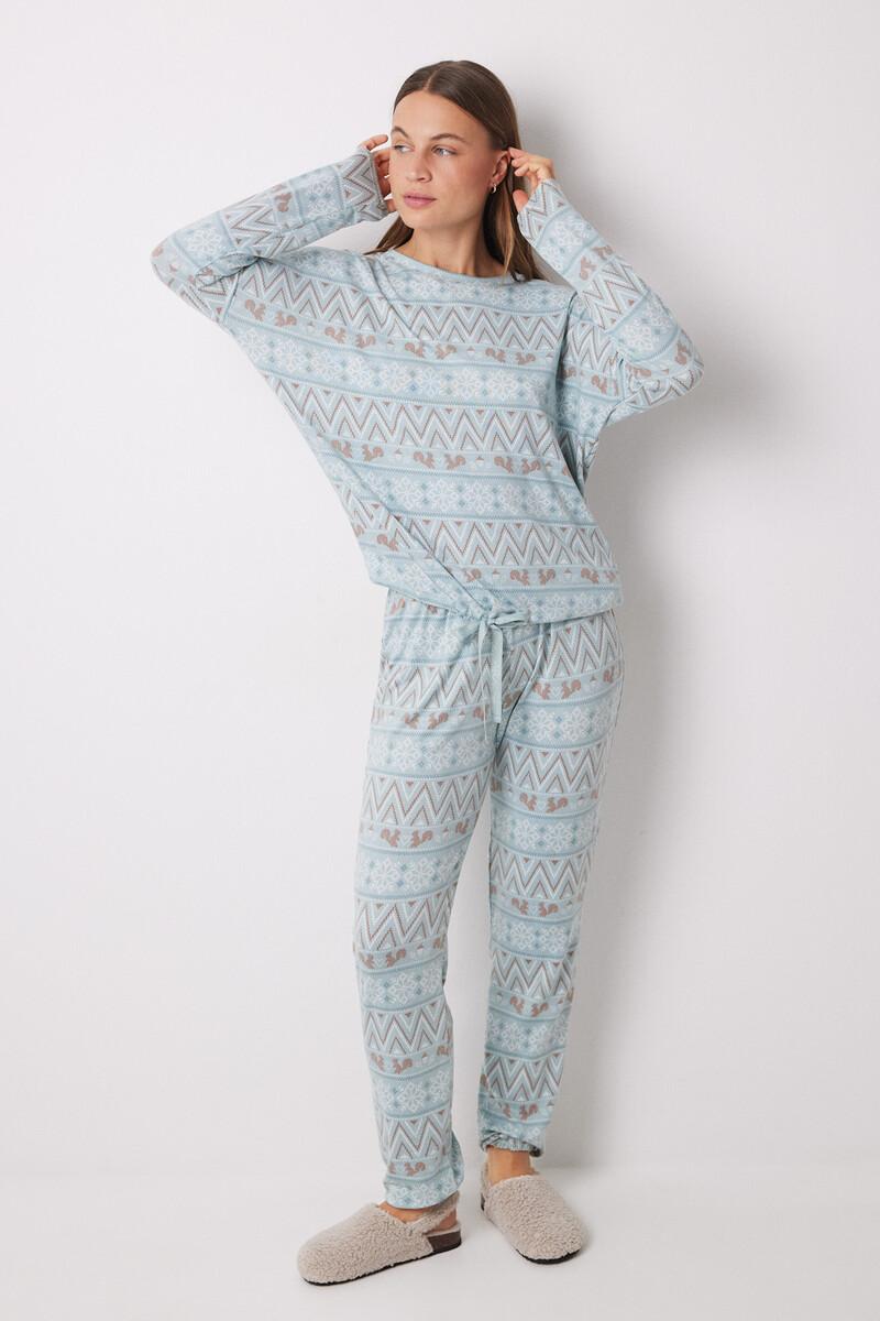 women'secret Pijama largo polar súper soft Venta caliente