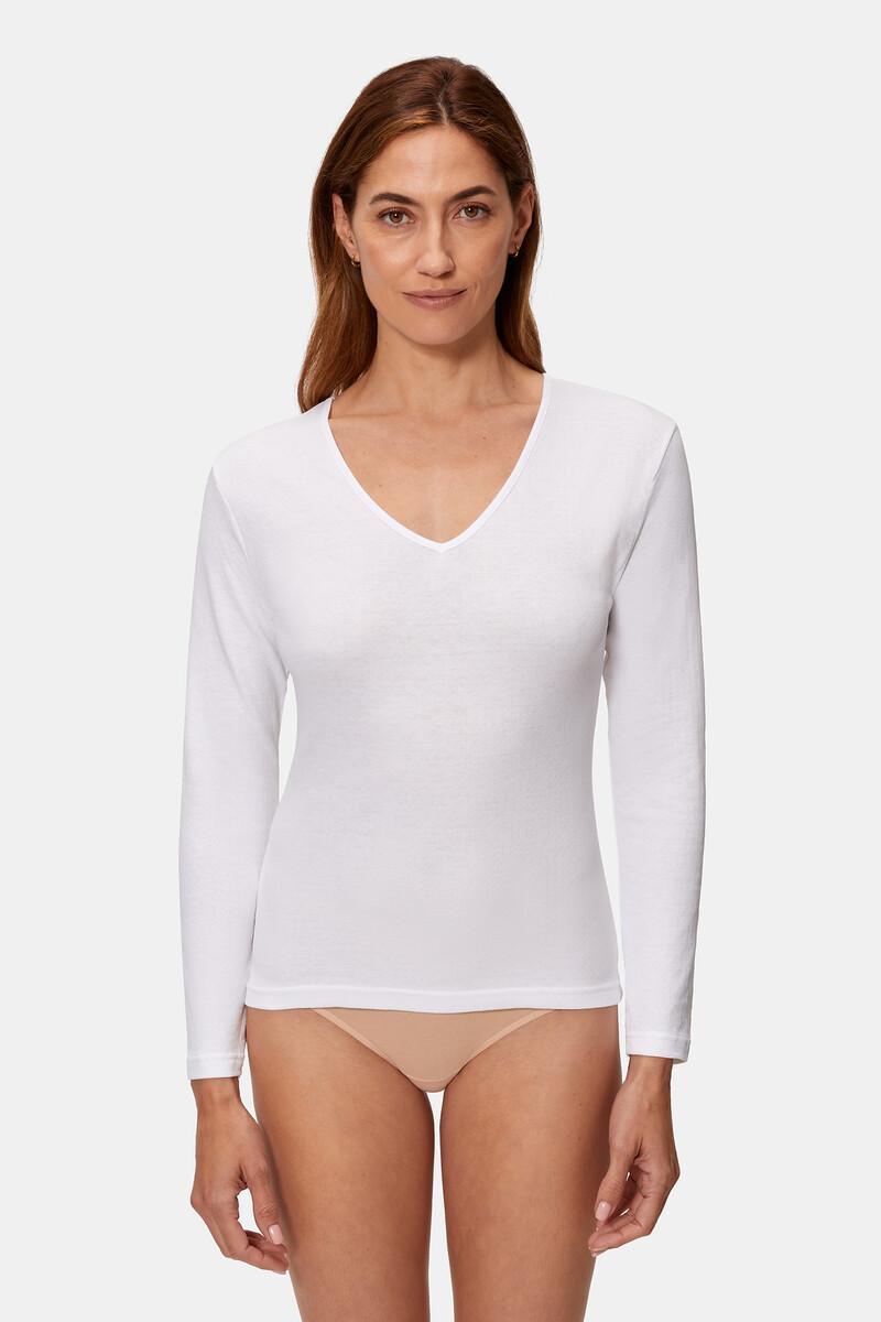 women'secret Camiseta manga larga 100% algodón térmica con doble capa Liquidación