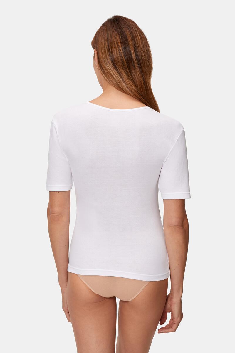 women'secret Camiseta manga corta 100% algodón térmica con doble capa Tienda de fábrica