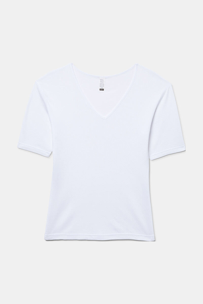 women'secret Camiseta manga corta 100% algodón térmica con doble capa Tienda de fábrica