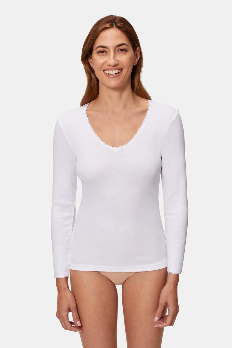 women'secret Camiseta manga larga térmica fibra de invierno con toque femenino Libre de impuestos