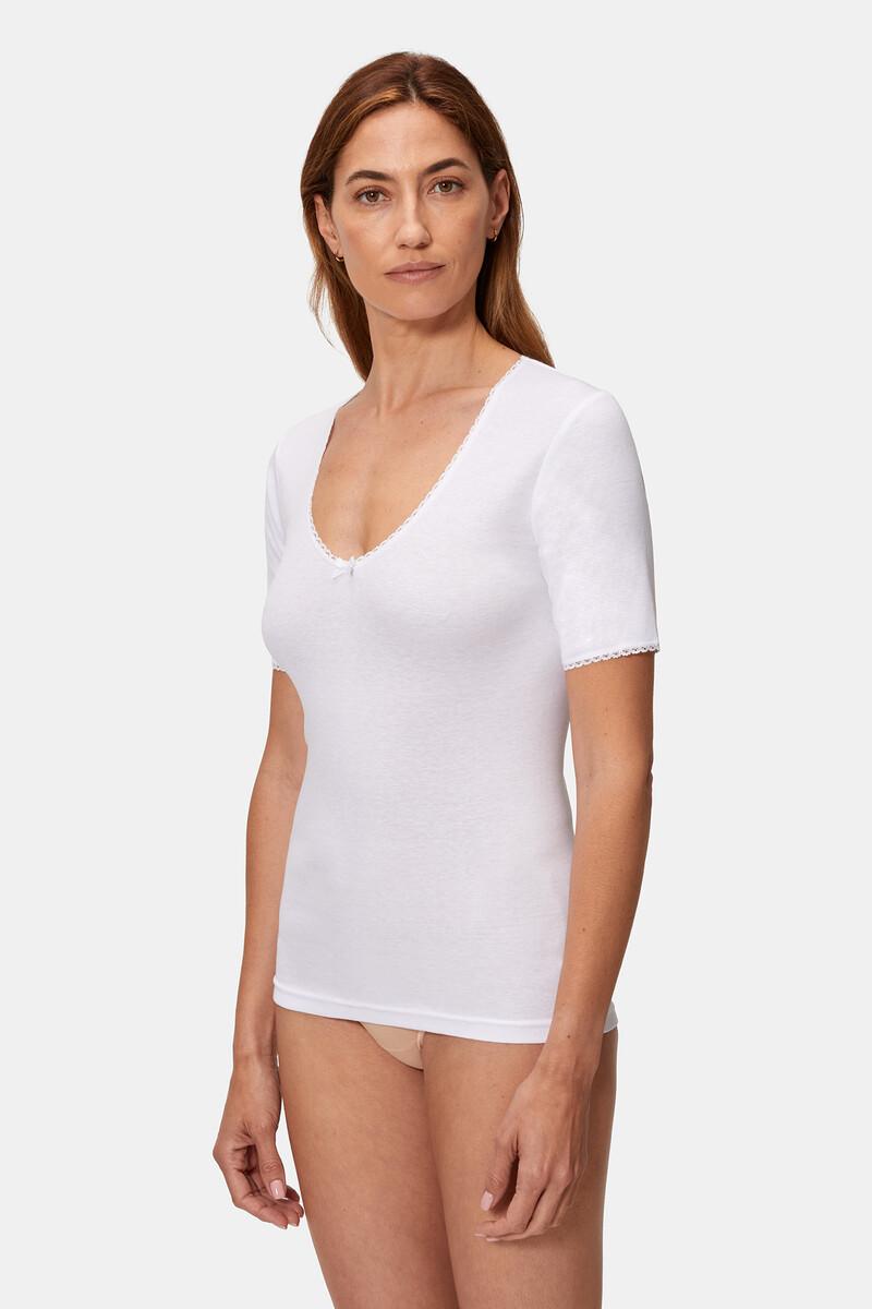 women'secret Camiseta manga corta térmica fibra de invierno con toque femenino Oferta exclusiva