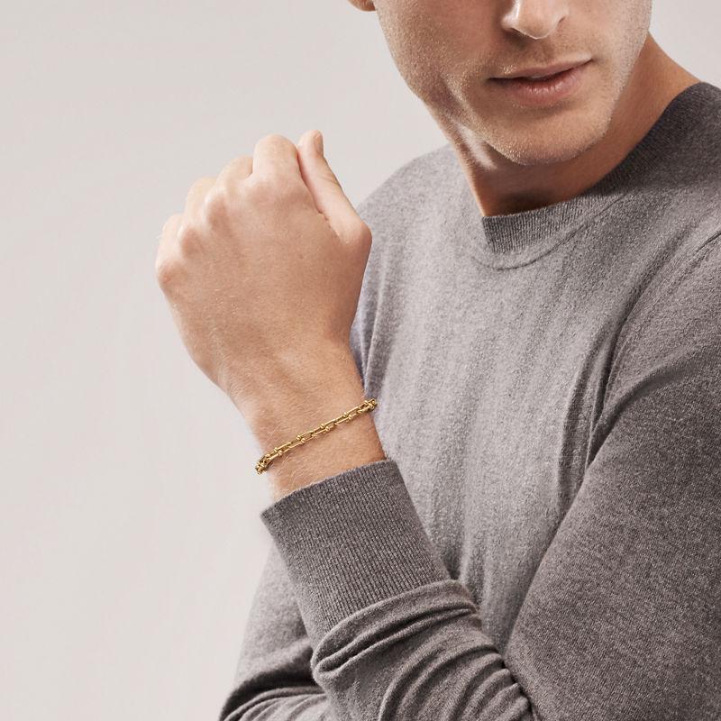 ﻿Tiffany & Co. Tiffany HardWear Pulsera de eslabones pequeños de oro amarillo Grandes descuentos