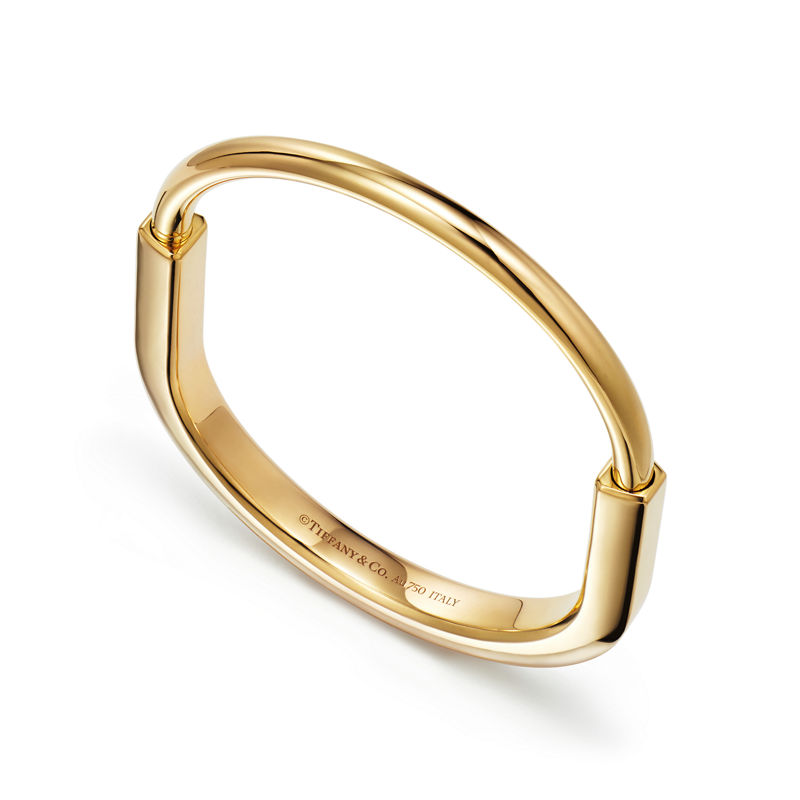 Tiffany & Co. Tiffany Lock Brazalete de oro amarillo Liquidación