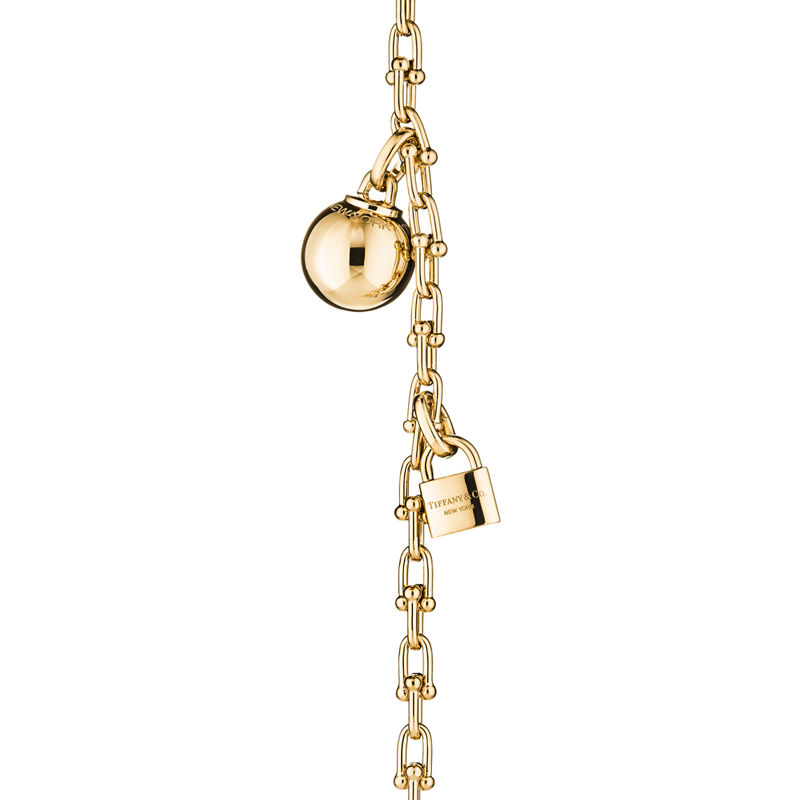 Tiffany & Co. Tiffany HardWear Pulsera de varias vueltas con eslabones pequeños de oro amarillo Ahorra y exporta