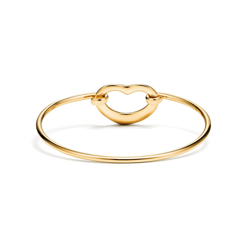 Tiffany & Co. Elsa Peretti® Brazalete Open Heart de oro amarillo En oferta