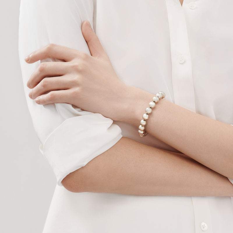 Tiffany & Co. Tiffany HardWear Pulsera de esferas en plata 10 mm Descuento por venta flash