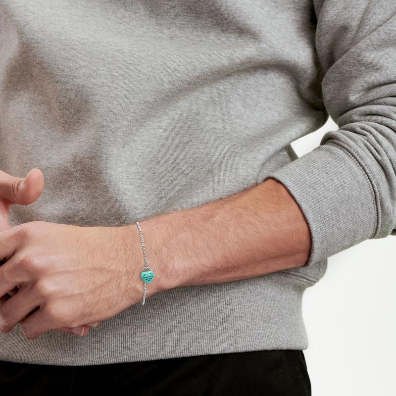 Tiffany & Co. Return to Tiffany™ Pulsera Full Heart de plata de ley con Tiffany Blue® Ofertas especiales