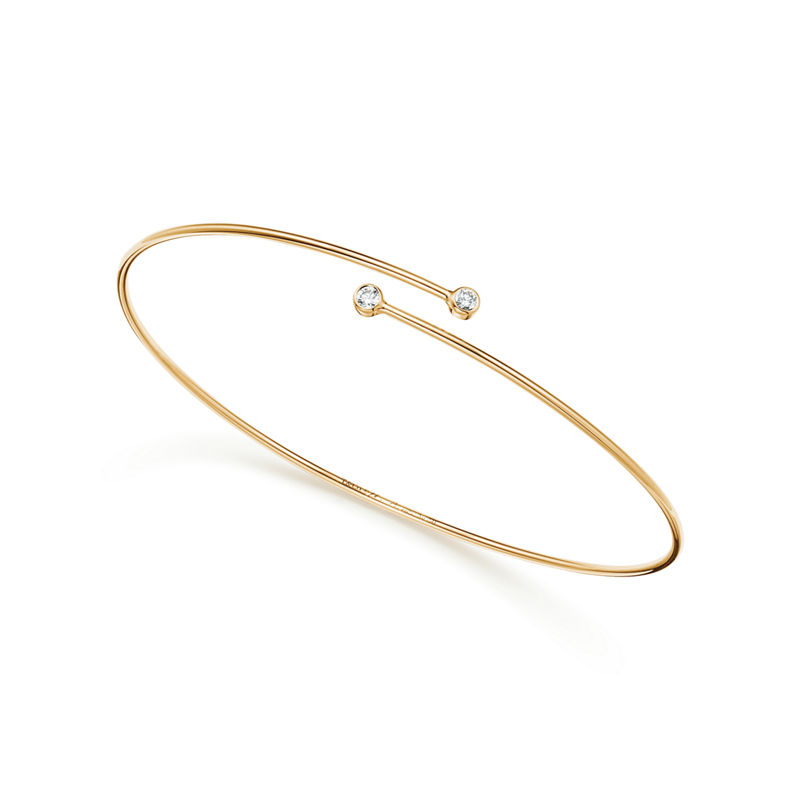 Tiffany & Co. Elsa Peretti® Pulsera de una vuelta Diamond Hoop Devoluciones gratuitas
