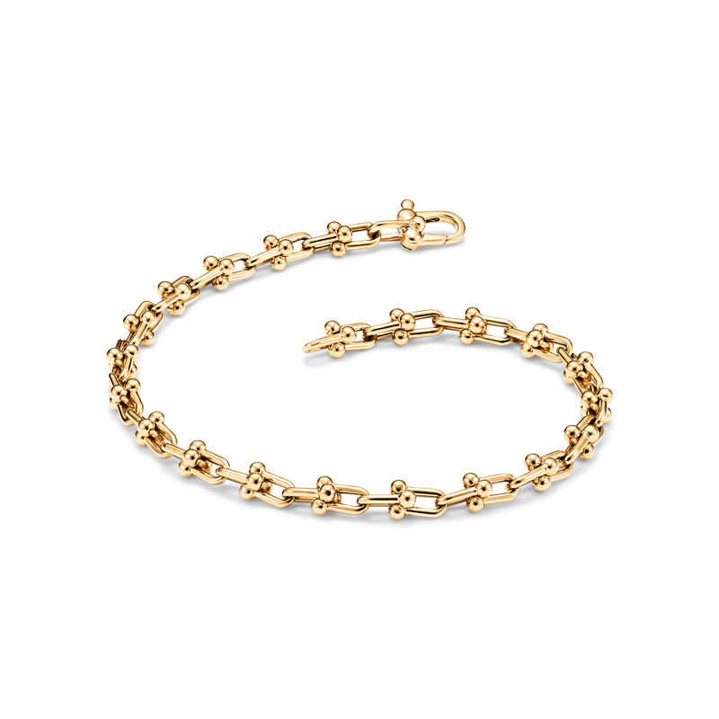 Tiffany & Co. Tiffany HardWear Pulsera de microeslabones de oro amarillo En línea