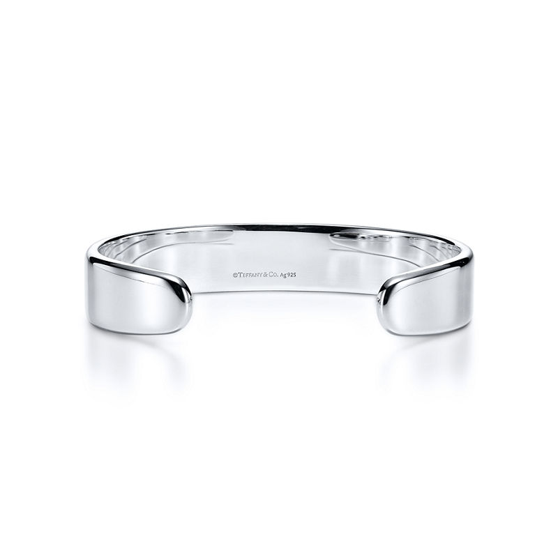 Tiffany & Co. Return to Tiffany™ Brazalete estrecho en plata de ley con diamantes Outlet