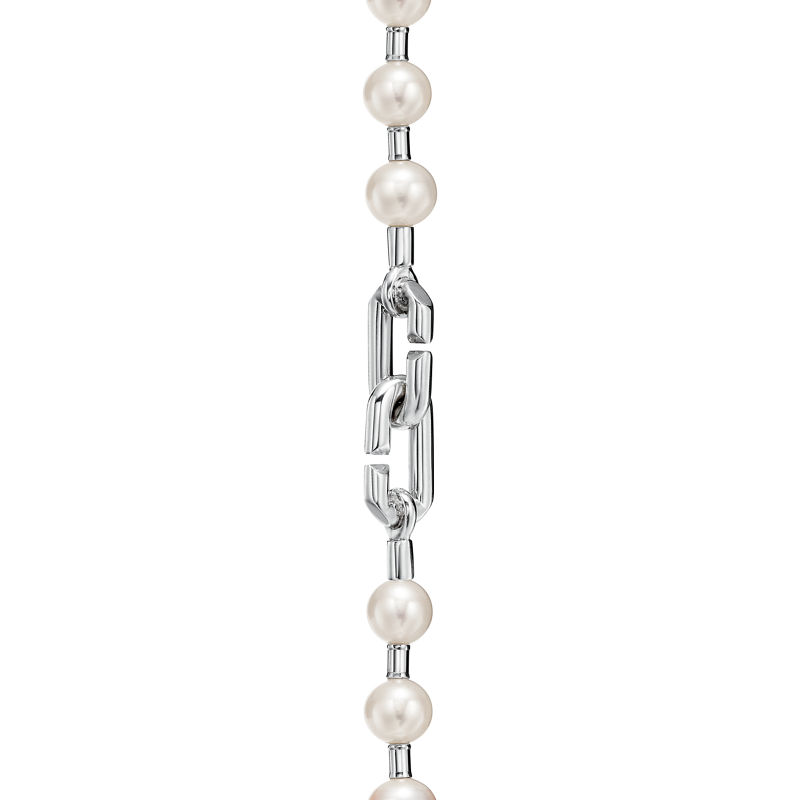 Tiffany & Co. Tiffany HardWear Pulsera de perla en plata 7-8 mm Rebajas de fábrica