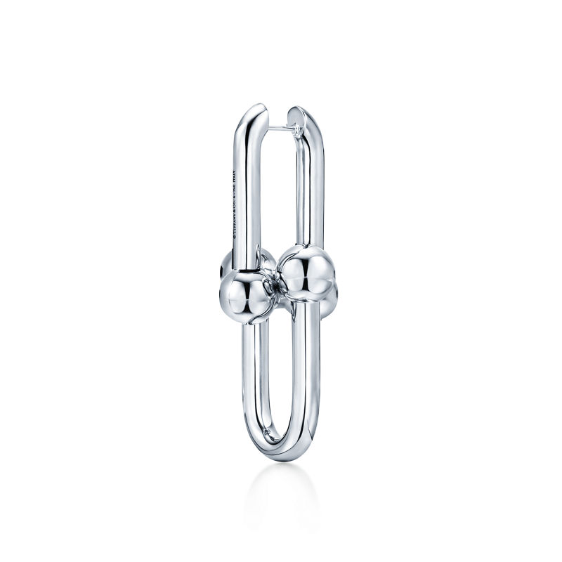 Tiffany & Co. Tiffany HardWear Pendientes de eslabones extragrandes de plata de ley Envío gratis