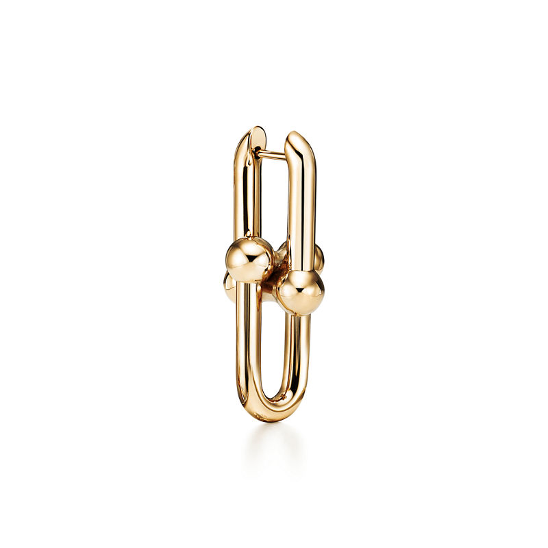 Tiffany & Co. Tiffany HardWear Pendientes de eslabones grandes de oro amarillo Limitado a 3 días