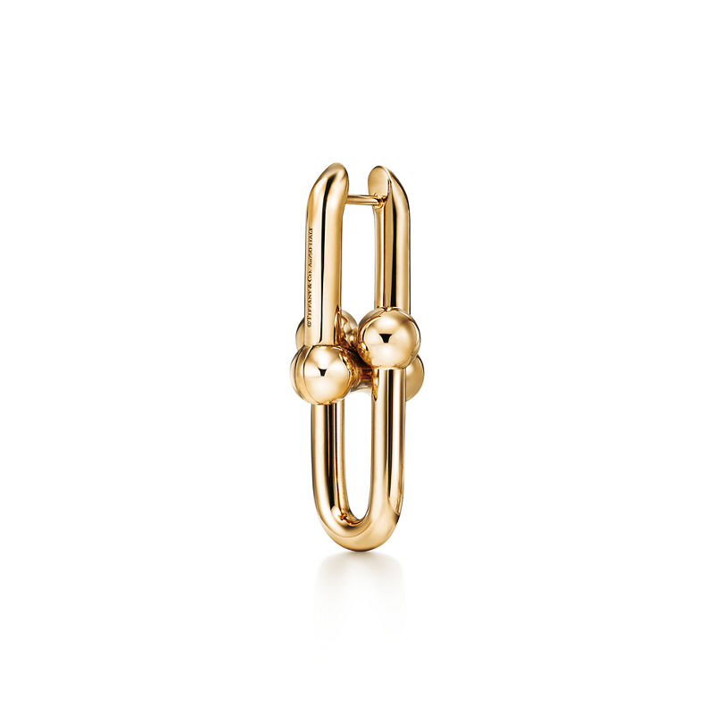 Tiffany & Co. Tiffany HardWear Pendientes de eslabones grandes de oro amarillo Limitado a 3 días