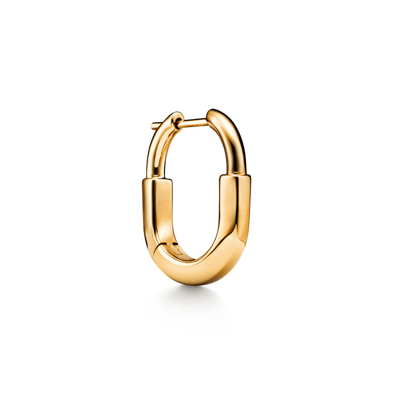 Tiffany & Co. Tiffany Lock Pendientes pequeños de oro amarillo Ofertas especiales