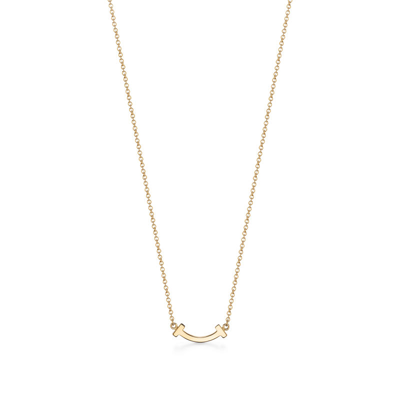 Tiffany & Co. Tiffany T Colgante Smile de oro amarillo tamaño mini Envío gratis