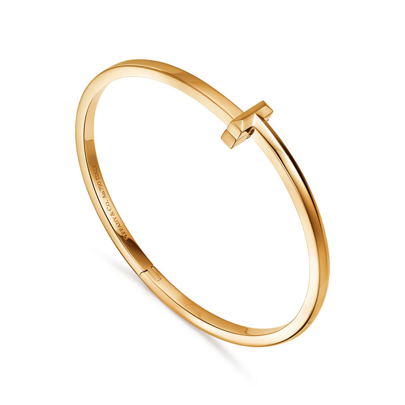 Tiffany & Co. Tiffany T T1 Pulsera con bisagra estrecha de oro amarillo ÚLTIMAS EDICIONES
