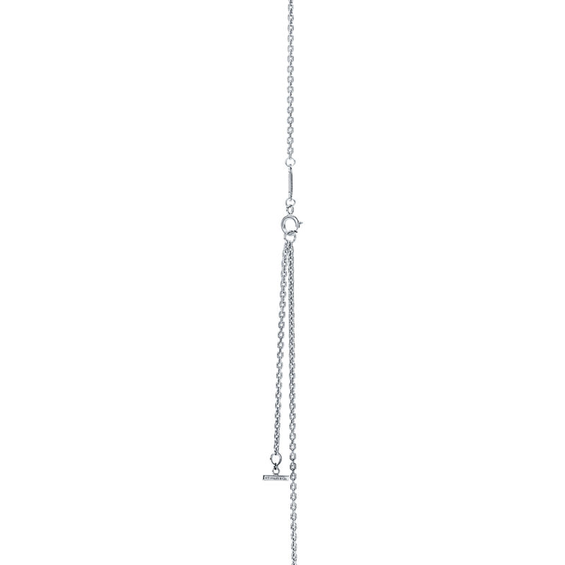 Tiffany & Co. Tiffany T Colgante Smile mediano de oro blanco con diamantes Promoción por tiempo limitado