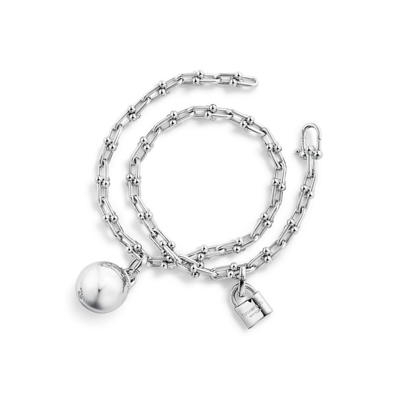 Tiffany & Co. Tiffany HardWear Pulsera de varias vueltas con eslabones pequeños de plata de ley Precios de Black Friday