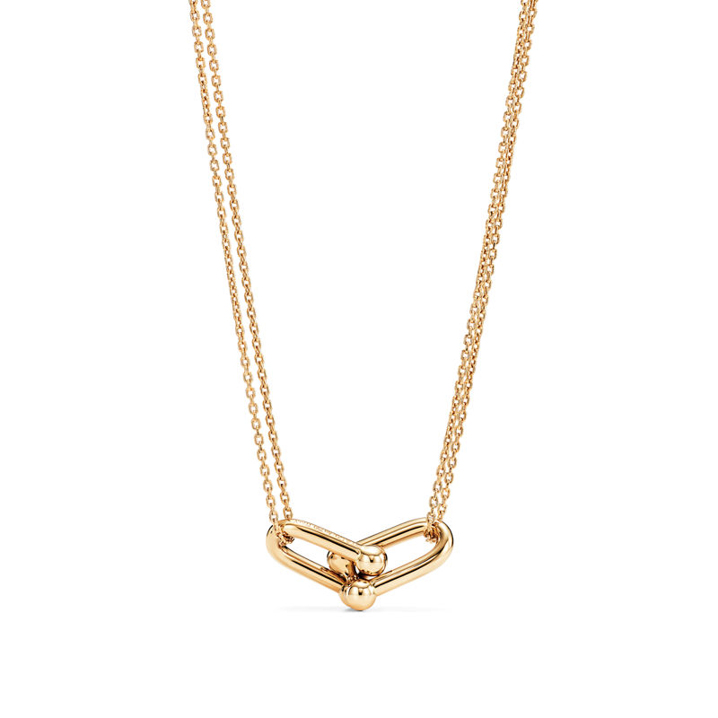Tiffany & Co. Tiffany HardWear Colgante de eslabones dobles grandes de oro amarillo En oferta
