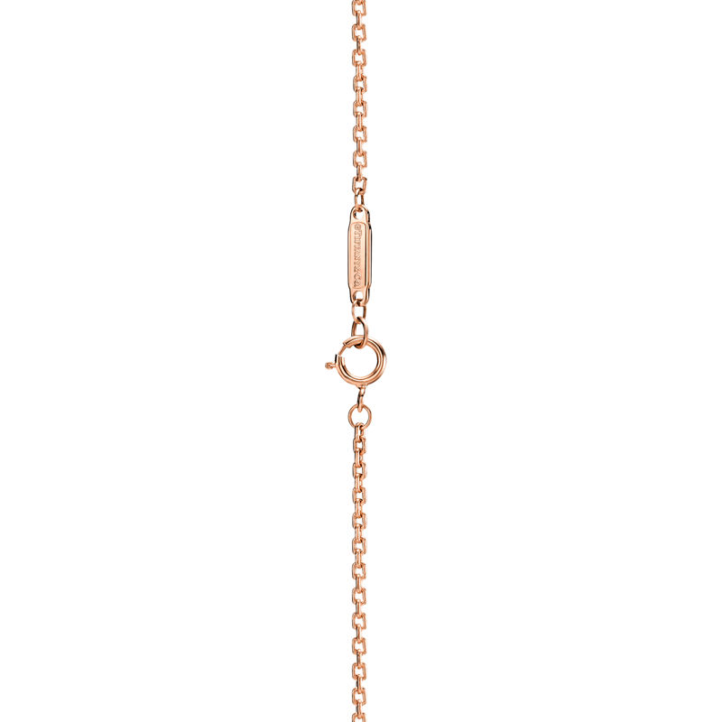 Tiffany & Co. Tiffany HardWear Colgante con eslabón alargado de oro rosa Ofertas de temporada