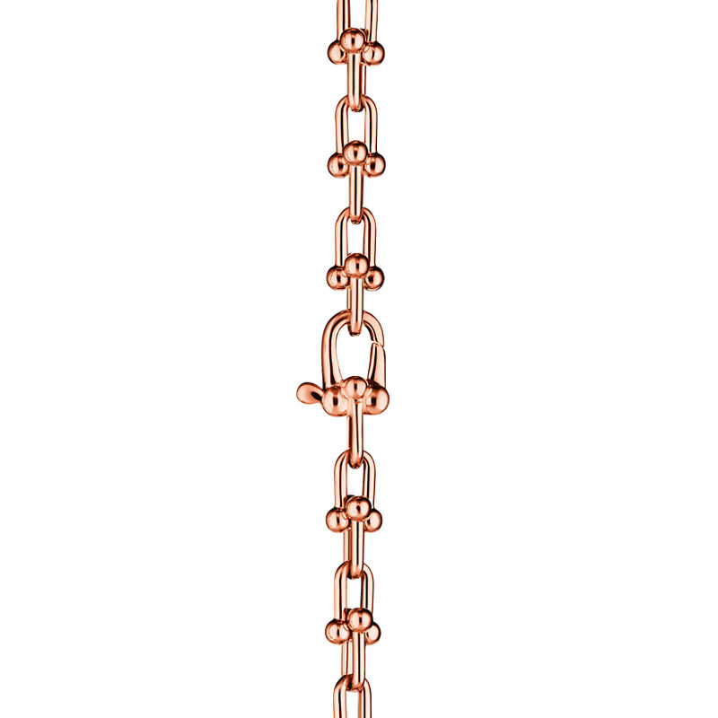 Tiffany & Co. Tiffany HardWear Pulsera de microeslabones de oro rosa Outlet