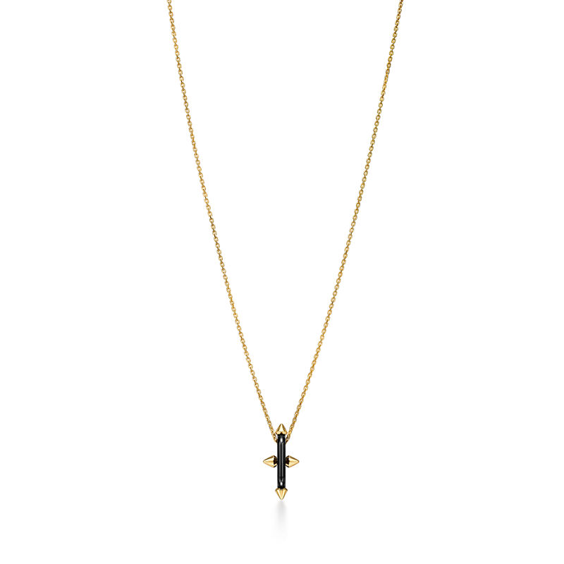Tiffany & Co. Tiffany Titan by Pharrell Williams Colgante de titanio y oro amarillo Venta caliente