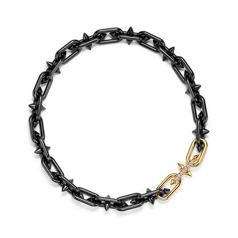 Tiffany & Co. Tiffany Titan by Pharrell Williams Collar de titanio oro y diamantes Gran oferta