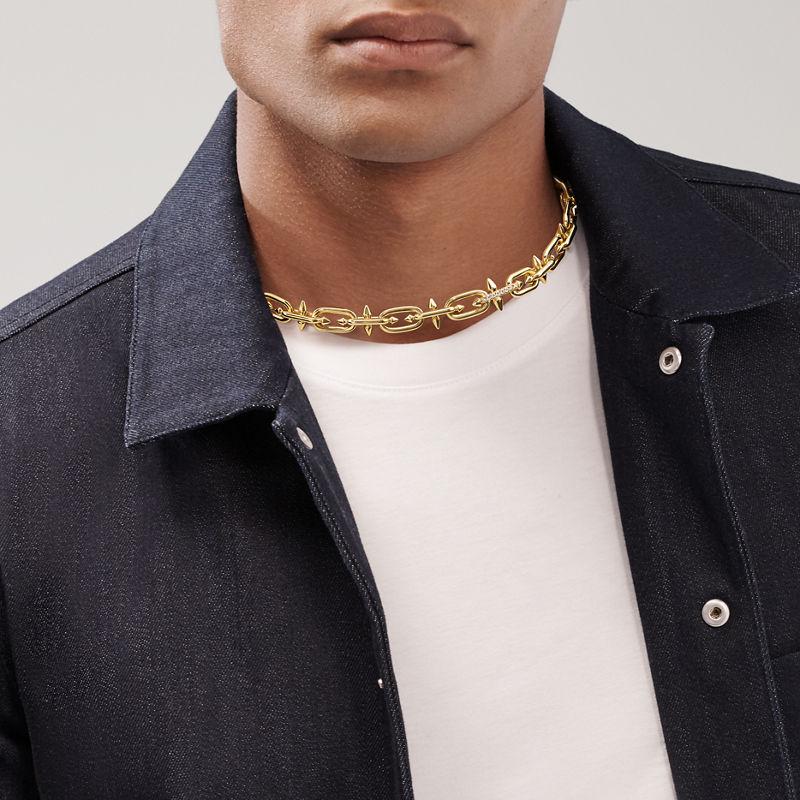 Tiffany & Co. Tiffany Titan by Pharrell Williams Collar con cierre de oro con diamantes Rebajas top
