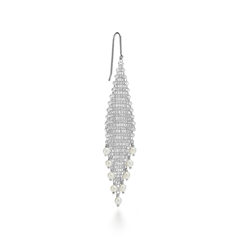 Tiffany & Co. Elsa Peretti® pendientes con flecos Mesh En oferta