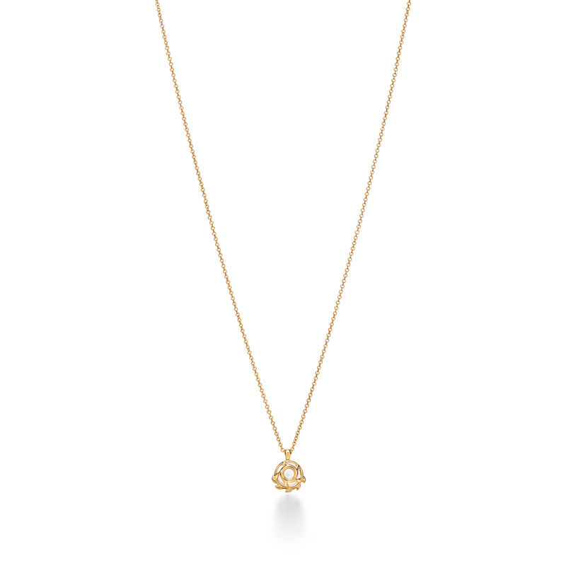Tiffany & Co. Paloma Picasso® Colgante Olive Leaf de oro amarillo con perlas Última moda
