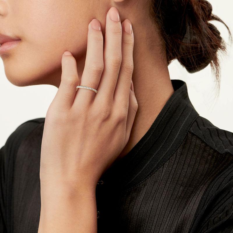 Tiffany & Co. Tiffany Soleste Anillo Full Eternity en oro amarillo con diamantes Precio de fábrica