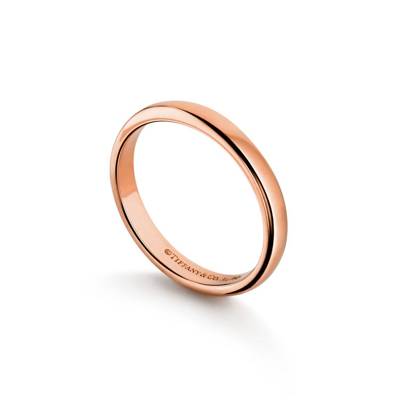 Tiffany & Co. Tiffany Forever Alianza de boda en oro rosa 3 mm de ancho Promoción por tiempo limitado