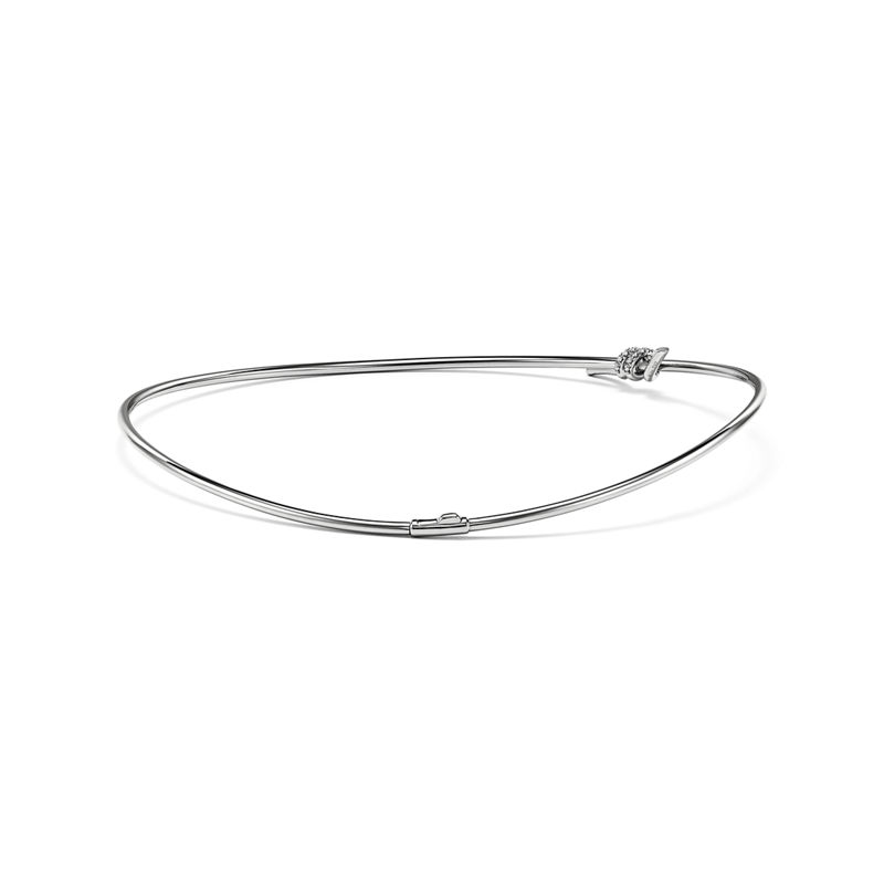 Tiffany & Co. Tiffany Knot Collar en oro blanco con diamantes Descuentos del mes
