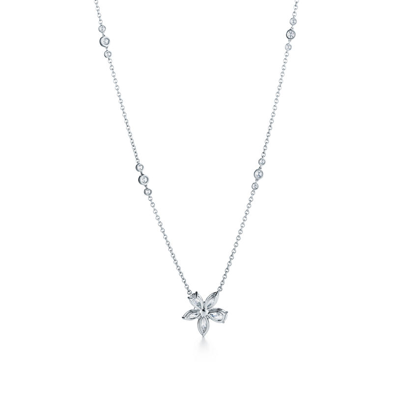 Tiffany & Co. Tiffany Victoria® colgante con racimo en talla mixta Mejor oferta