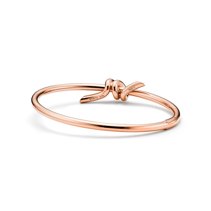 Tiffany & Co. Tiffany Knot Brazalete Wire de oro rosa Descuento por venta flash