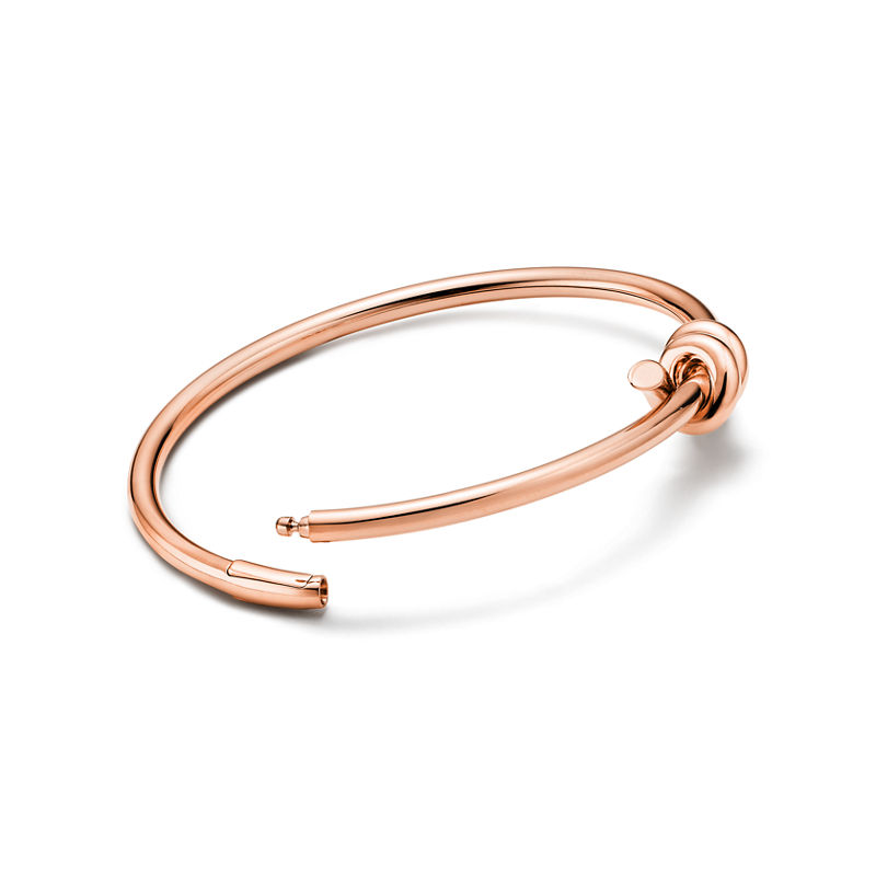 Tiffany & Co. Tiffany Knot Brazalete Wire de oro rosa Descuento por venta flash