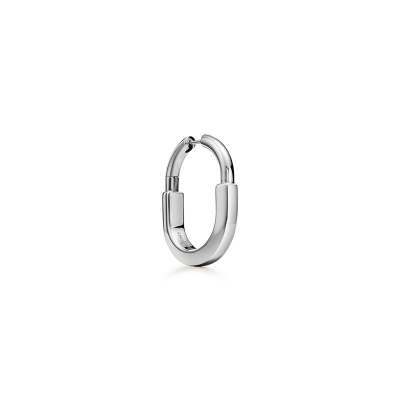 Tiffany & Co. Tiffany Lock Pendientes en oro blanco tamaño mediano Rebajas