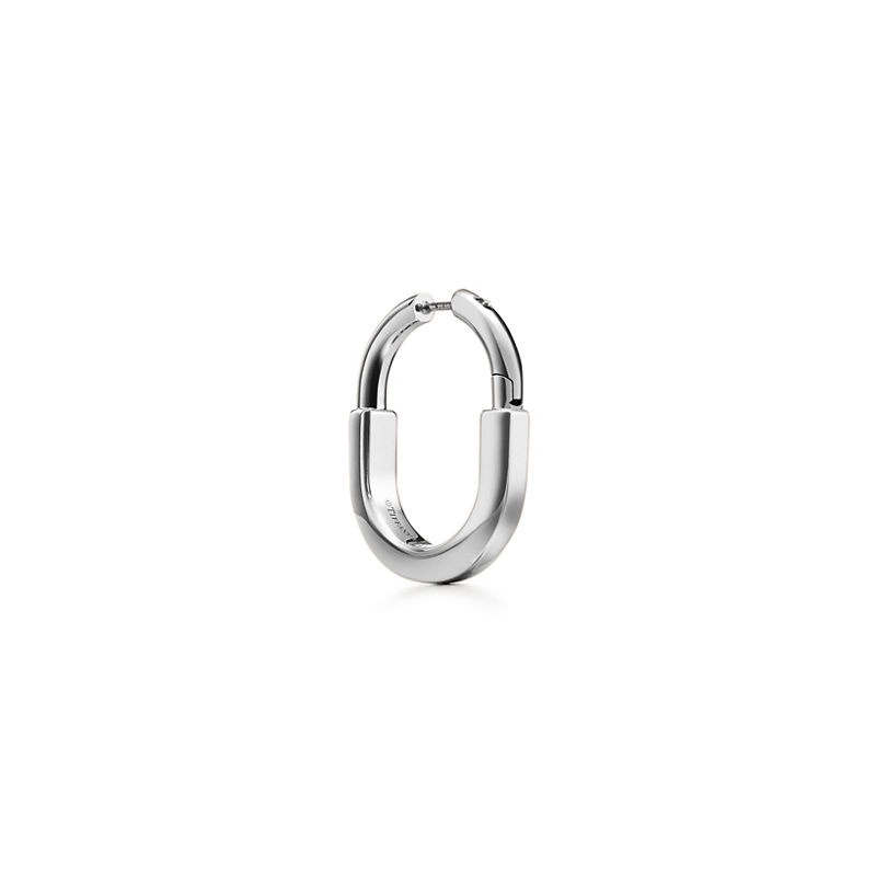 Tiffany & Co. Tiffany Lock Pendientes en oro blanco tamaño mediano Rebajas