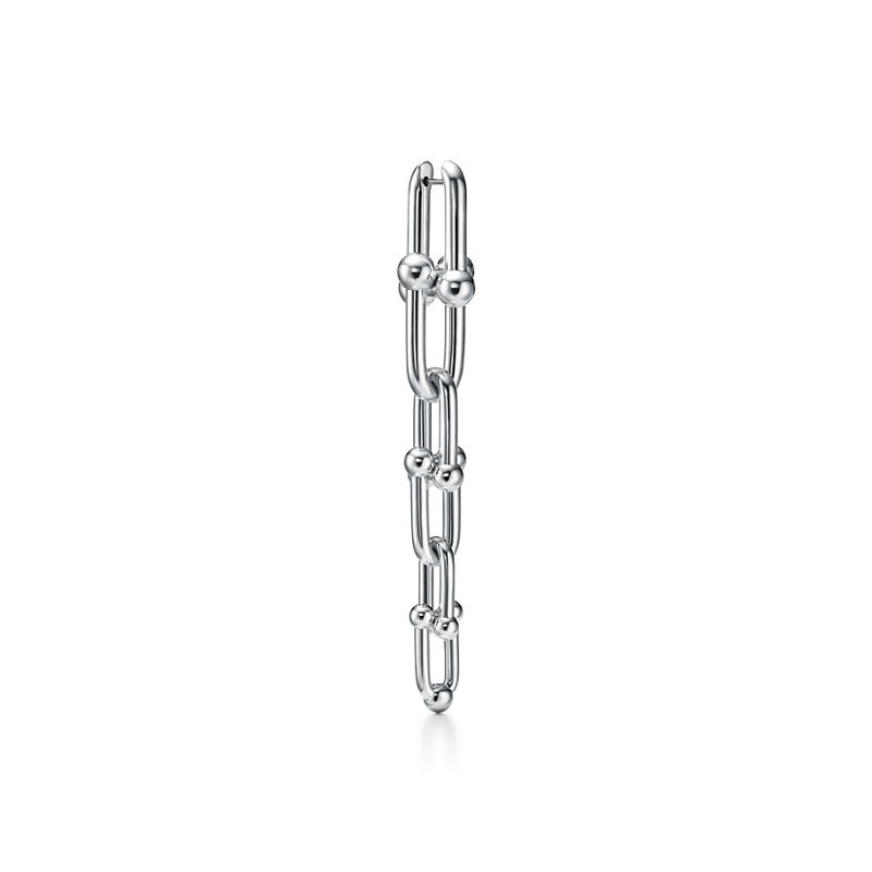 Tiffany & Co. Tiffany HardWear Pendientes de eslabones escalonados de plata de ley Rebajas baratas
