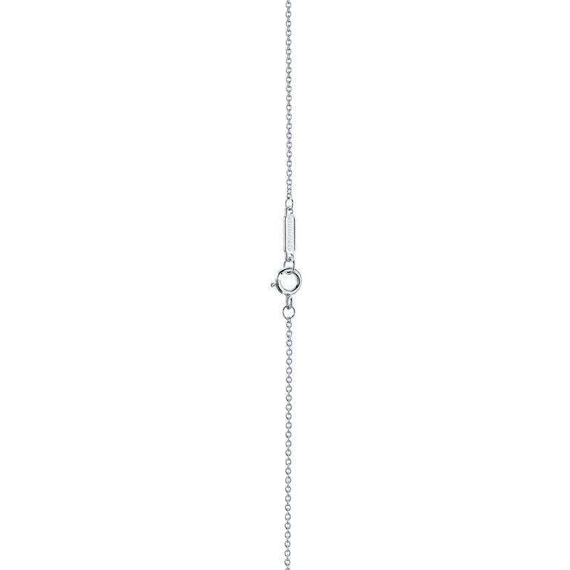 Tiffany & Co. Tiffany T Colgante Smile de oro blanco con diamantes tamaño pequeño Grandes descuentos