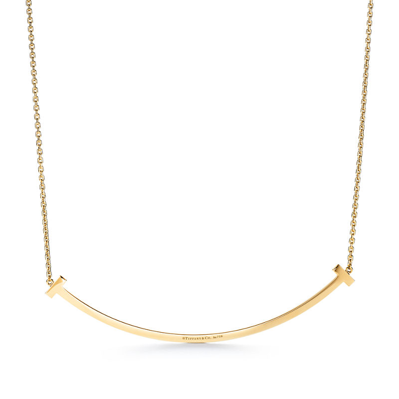 Tiffany & Co. Tiffany T Colgante Smile extragrande de oro de 18 quilates de oro amarillo En oferta