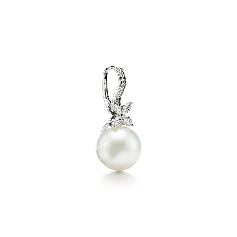 Tiffany & Co. Tiffany Victoria® pendientes de perlas y diamantes Envío gratis
