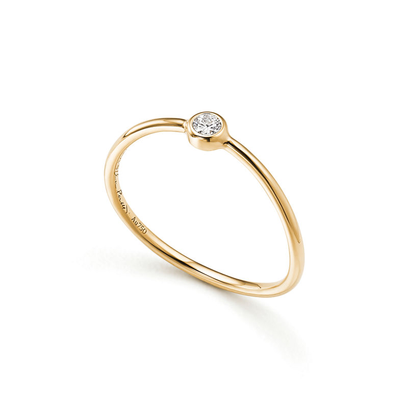 Tiffany & Co. Elsa Peretti® anillo de diamantes Wave de una hilera Promoción por tiempo limitado