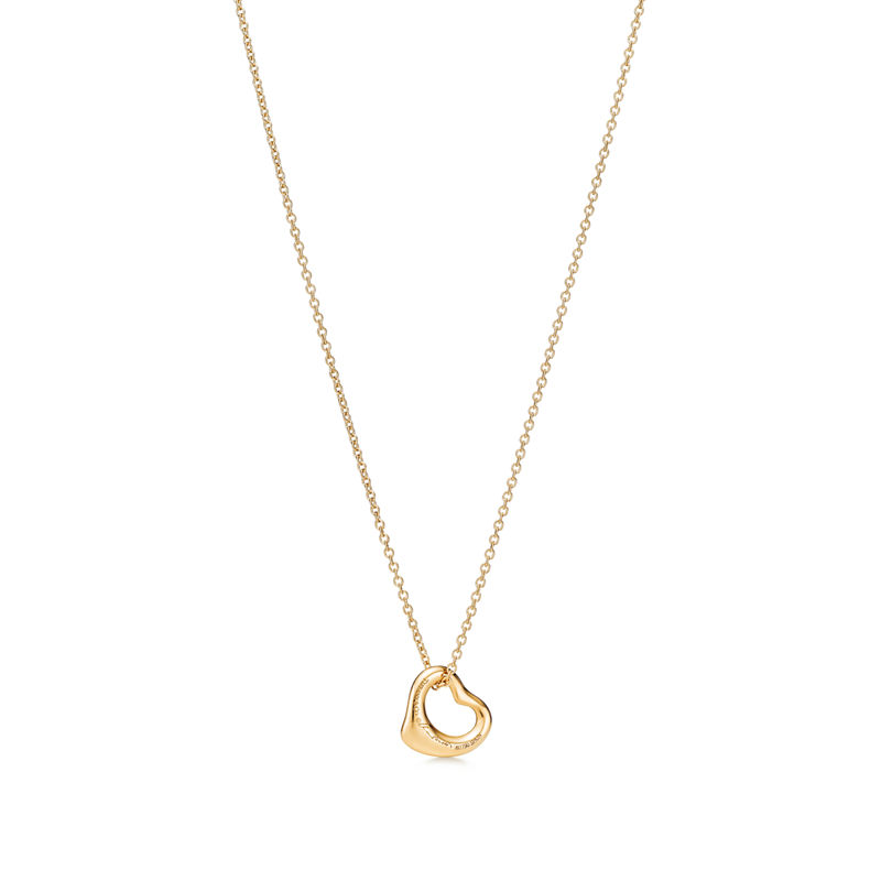 Tiffany & Co. Elsa Peretti® Colgante Open Heart en oro amarillo 11 mm Solo hoy